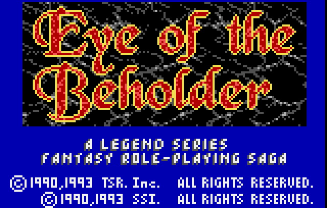 Eye of the Beholder - Screenshot