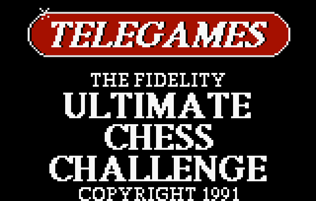 Fidelity Ultimate Chess Challenge - Screenshot