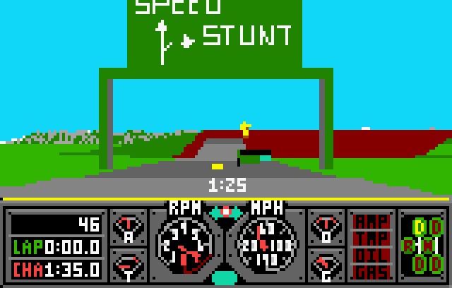 Hard Drivin' - Screenshot