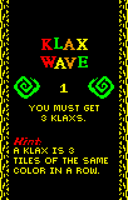 KLAX - Screenshot