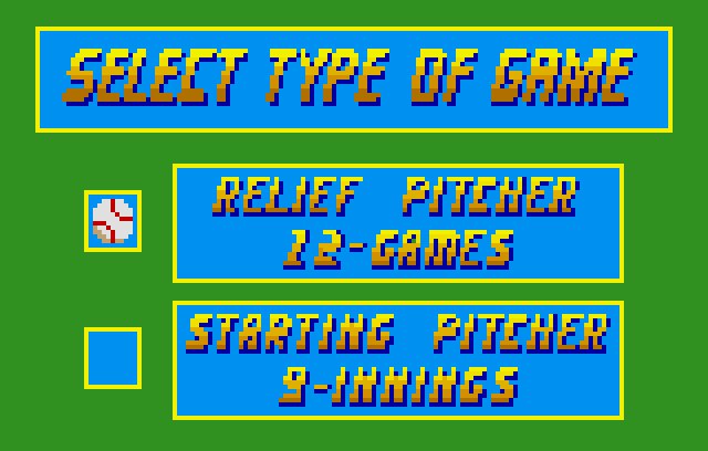 Relief Pitcher - Screenshot