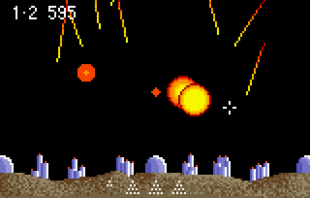 Super Asteroids & Missile Command - Screenshot