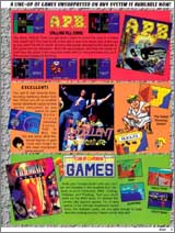 Page 5, APB, Bill & Ted's Excellent Adventure, California Games