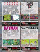 Page 14, Cannon Fodder, Double Dragon V, Rayman, Theme Park