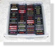 Atari 2600 Carts in Tray