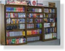 Bookshelves for Boxed Cart Storage