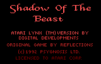 Shadow of the Beast - Screenshot