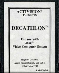 Activision Decathlon, The - Cartridge