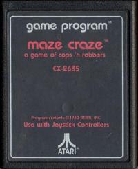 Maze Craze - Cartridge