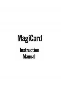 MagiCard - Manual