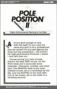 Pole Position II - Manual