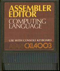 Assembler Editor - Cartridge