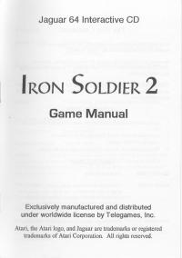 Iron Soldier II - Manual