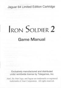 Iron Soldier II - Manual