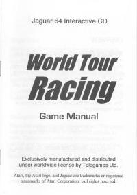 World Tour Racing - Manual