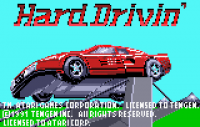 Hard Drivin' - Screenshot