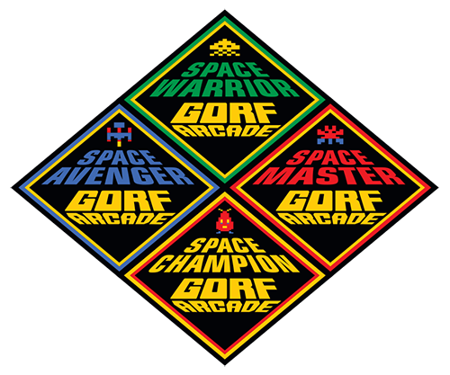 Gorf Arcade Patches