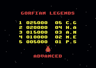 Gorf Arcade Screenshot